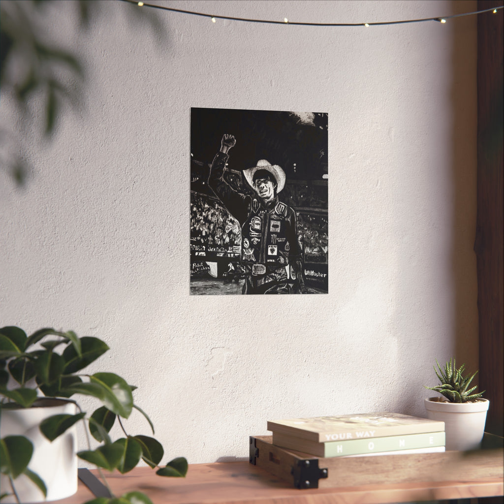 JB Mauney - Open Edition Print - Original Charcoal Drawing