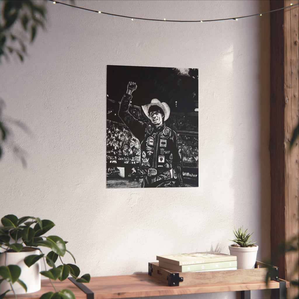 JB Mauney - Open Edition Print - Original Charcoal Drawing